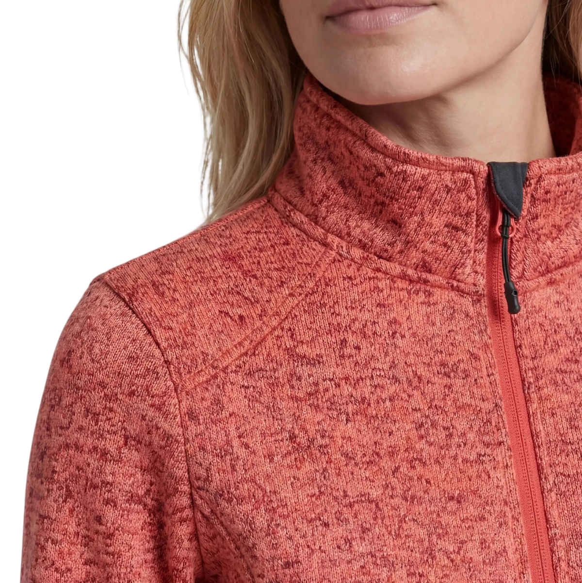Fleecejacke Damen mit Knit Tech - ALPENWERT