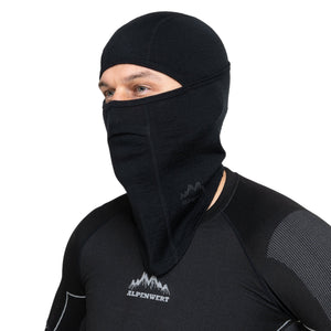 Balaclava Sturmhaube aus 100% Merinowolle - ALPENWERT