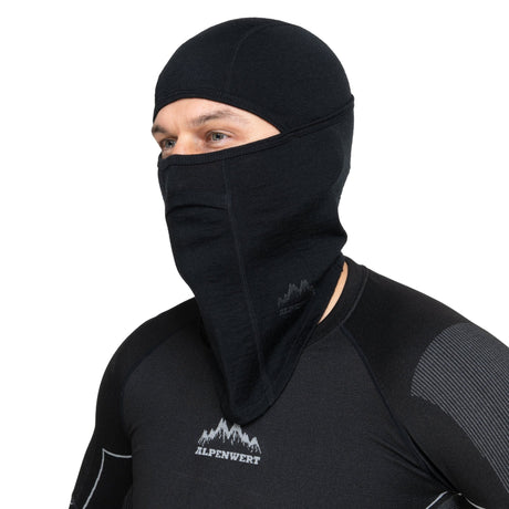 Balaclava Sturmhaube aus 100% Merinowolle - ALPENWERT