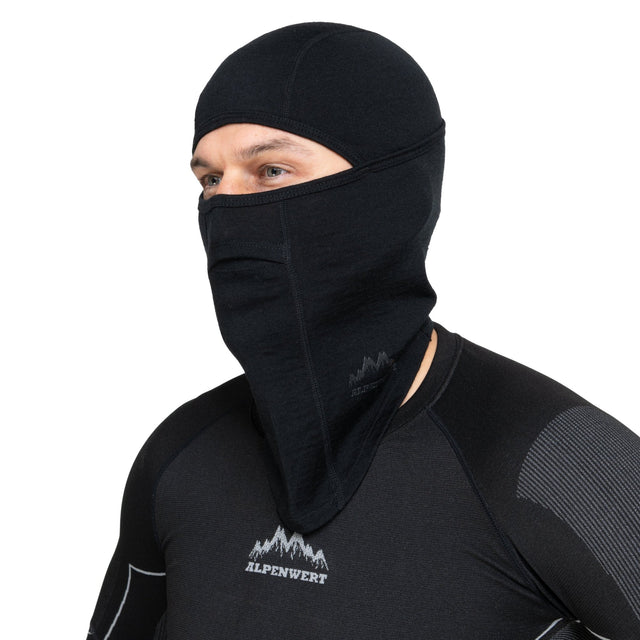 Balaclava Sturmhaube aus 100% Merinowolle - ALPENWERT