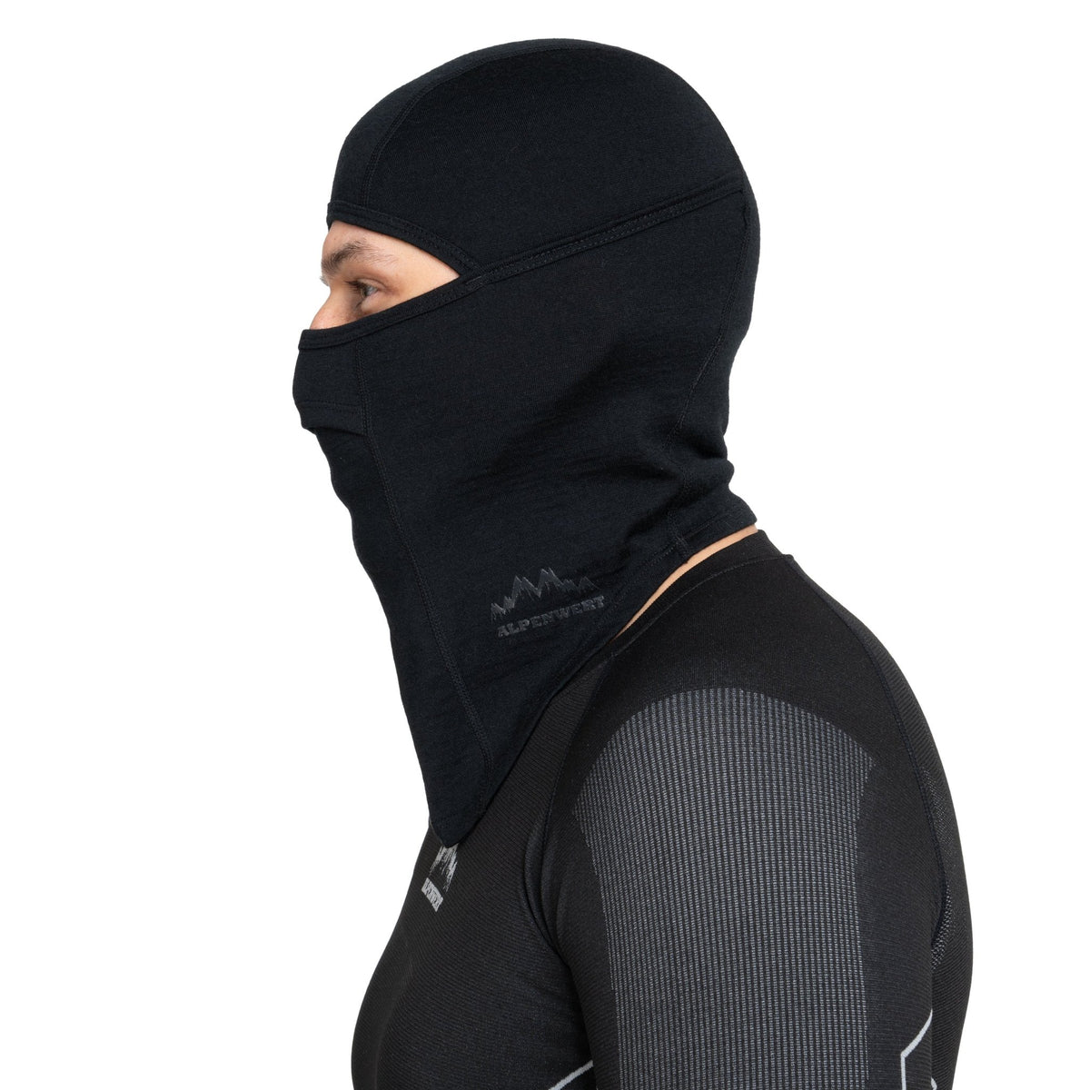 Balaclava Sturmhaube aus 100% Merinowolle - ALPENWERT