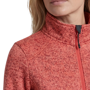 Fleecejacke Damen mit Knit Tech - ALPENWERT