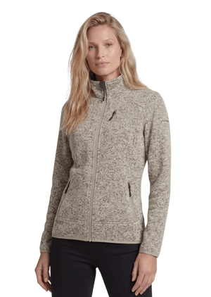 Fleecejacke Damen mit Knit Tech - ALPENWERT