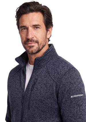 Fleecejacke Herren mit Knit Tech - ALPENWERT