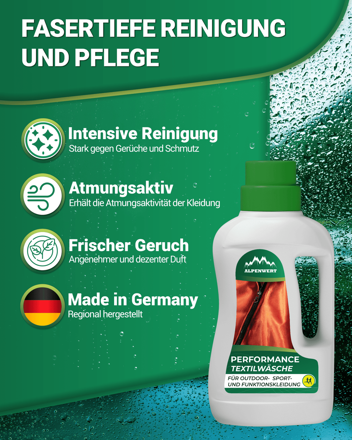 Funktionswaschmittel - ALPENWERT