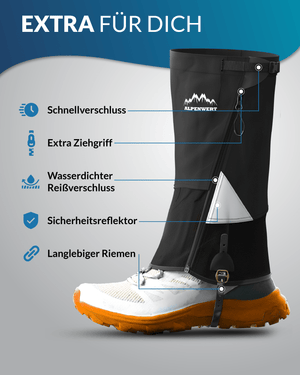 Gamaschen wandern - ALPENWERT