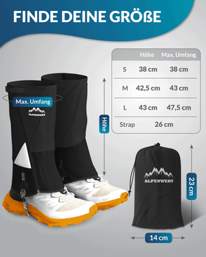 Gamaschen wandern - ALPENWERT