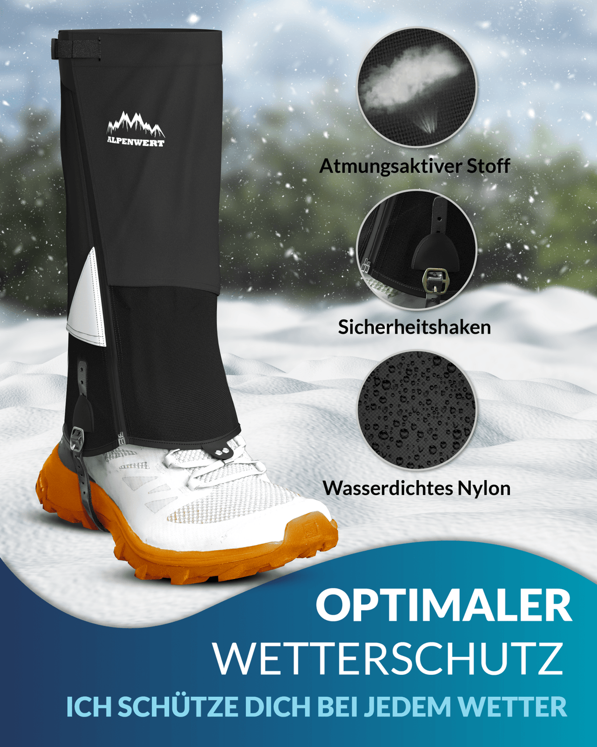 Gamaschen wandern - ALPENWERT