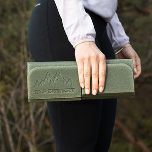 GRATIS - Outdoor Sitzkissen faltbar 2er Set – Leicht & isolierend - ALPENWERT