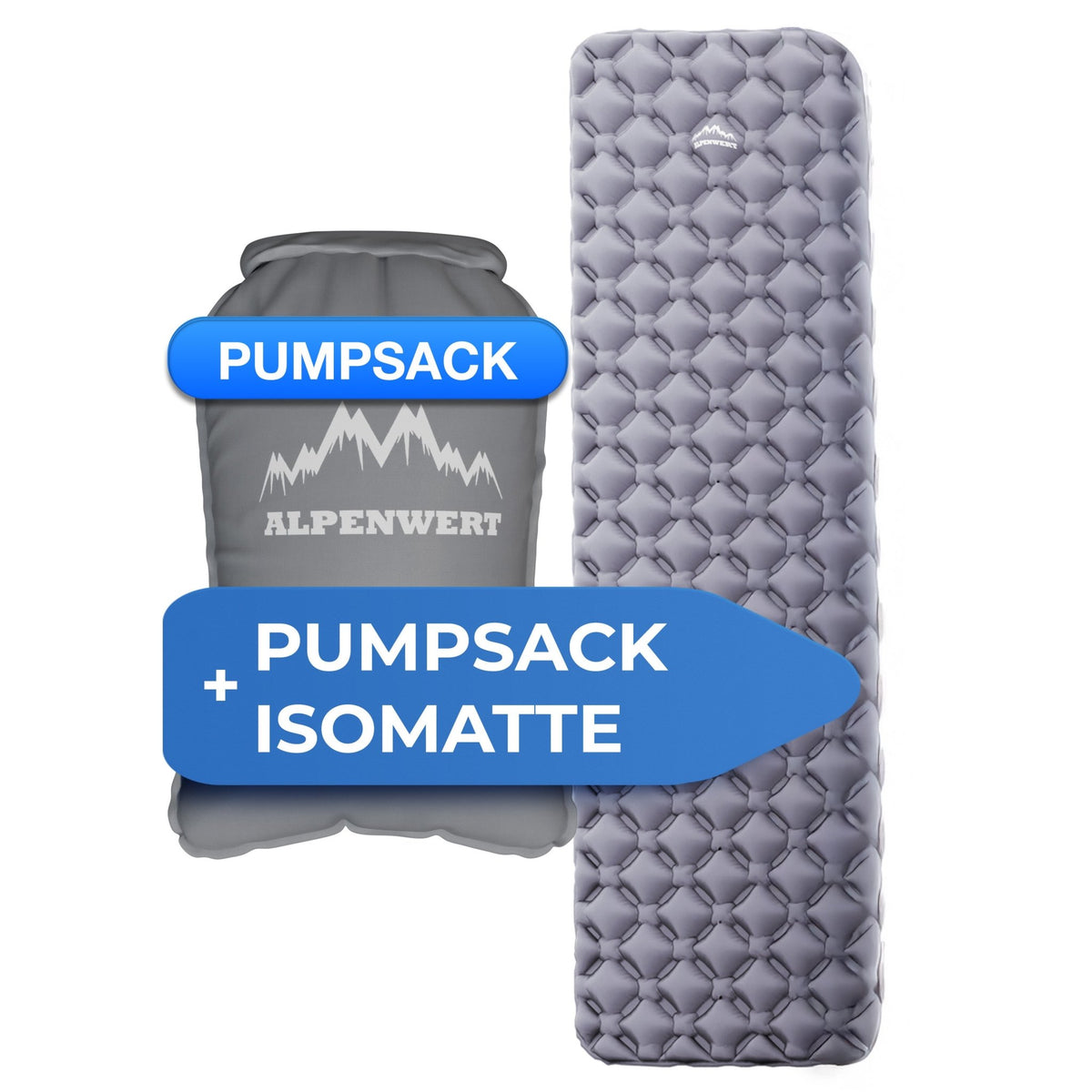 Isomatte + Pumpsack - ALPENWERT