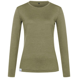 Langarmshirt Damen aus Merino - ALPENWERT