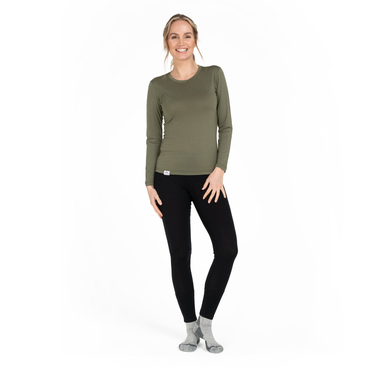 Langarmshirt Damen aus Merino - ALPENWERT