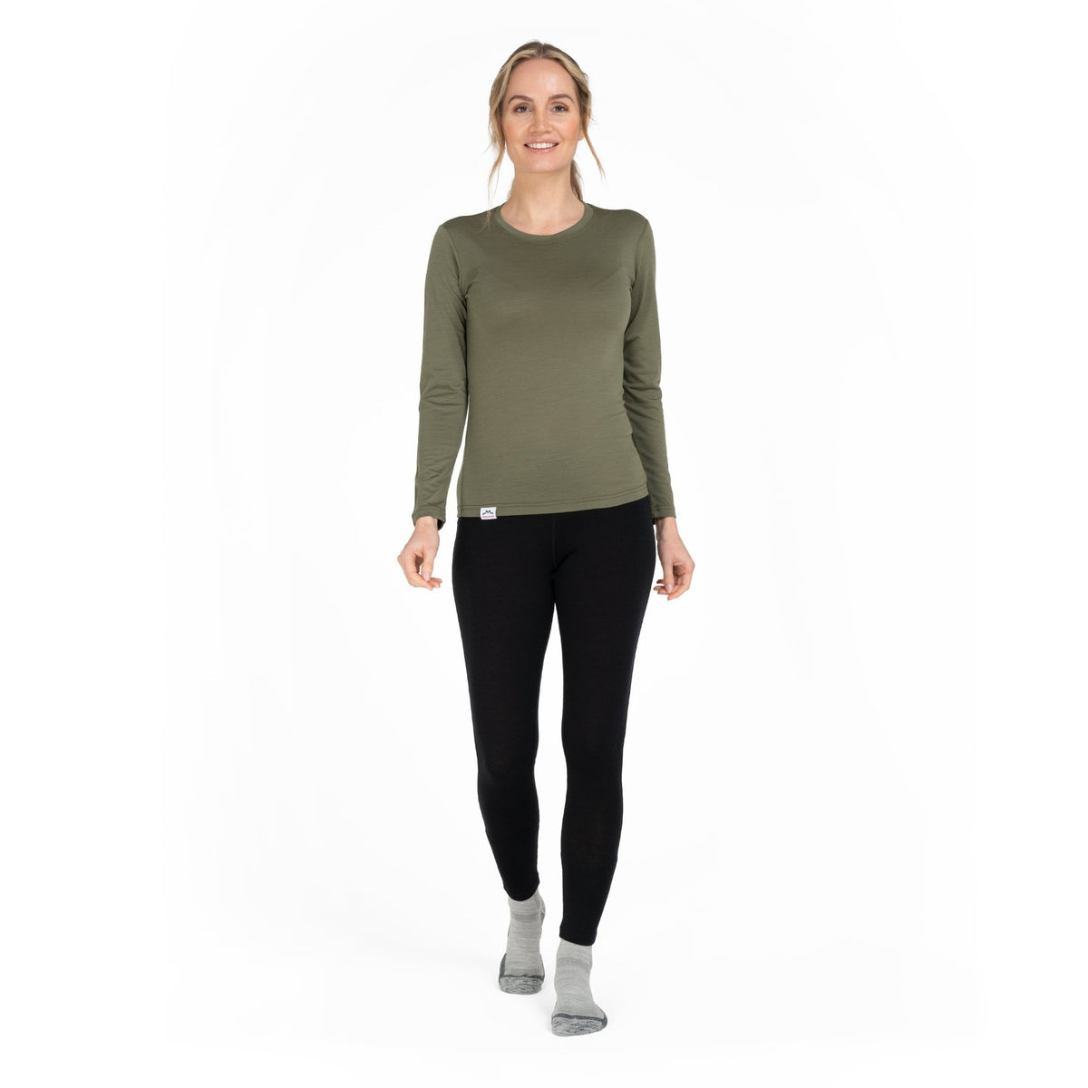 Langarmshirt Damen aus Merino - ALPENWERT