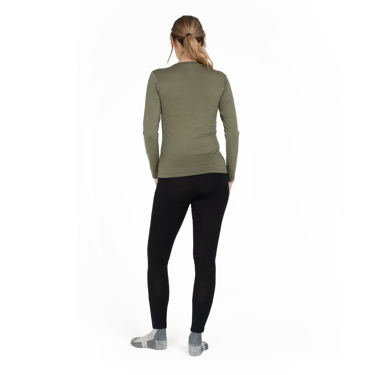 Langarmshirt Damen aus Merino - ALPENWERT