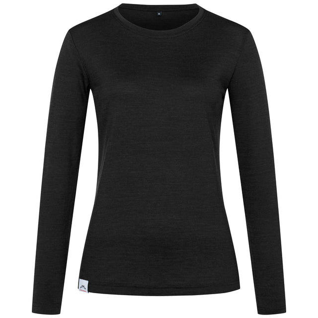 Langarmshirt Damen aus Merino - ALPENWERT