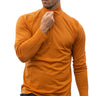 Langarmshirt Herren 100% Merino mit Zip - ALPENWERT