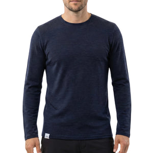 Langarmshirt Herren aus Merino - ALPENWERT