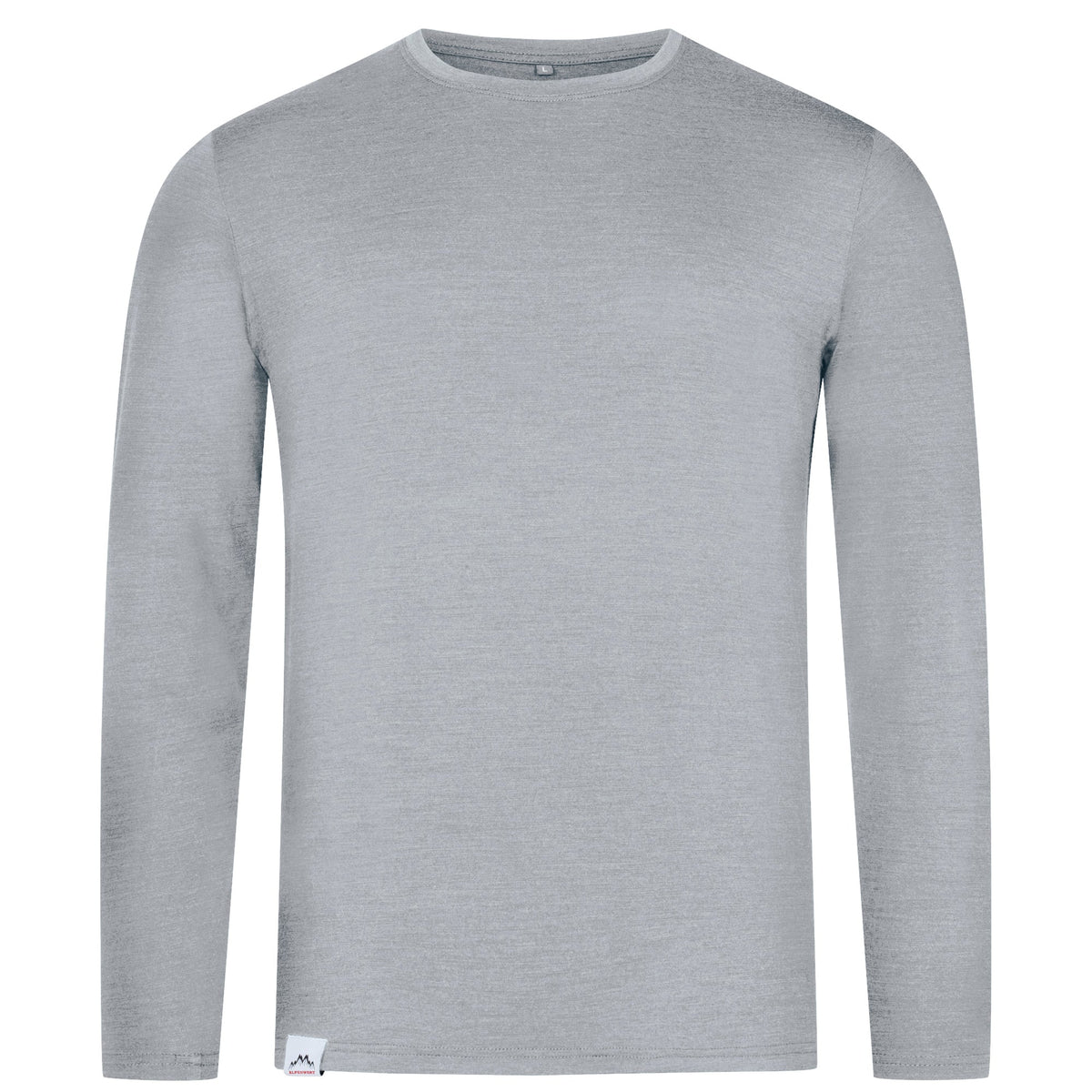 Langarmshirt Herren aus Merino - ALPENWERT