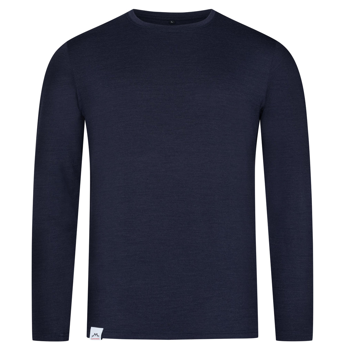 Langarmshirt Herren aus Merino - ALPENWERT