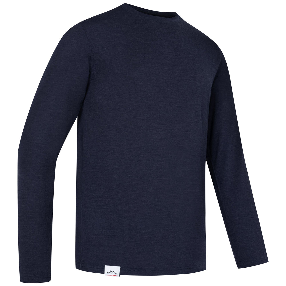 Langarmshirt Herren aus Merino - ALPENWERT