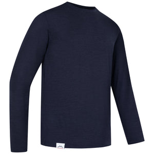 Langarmshirt Herren aus Merino - ALPENWERT
