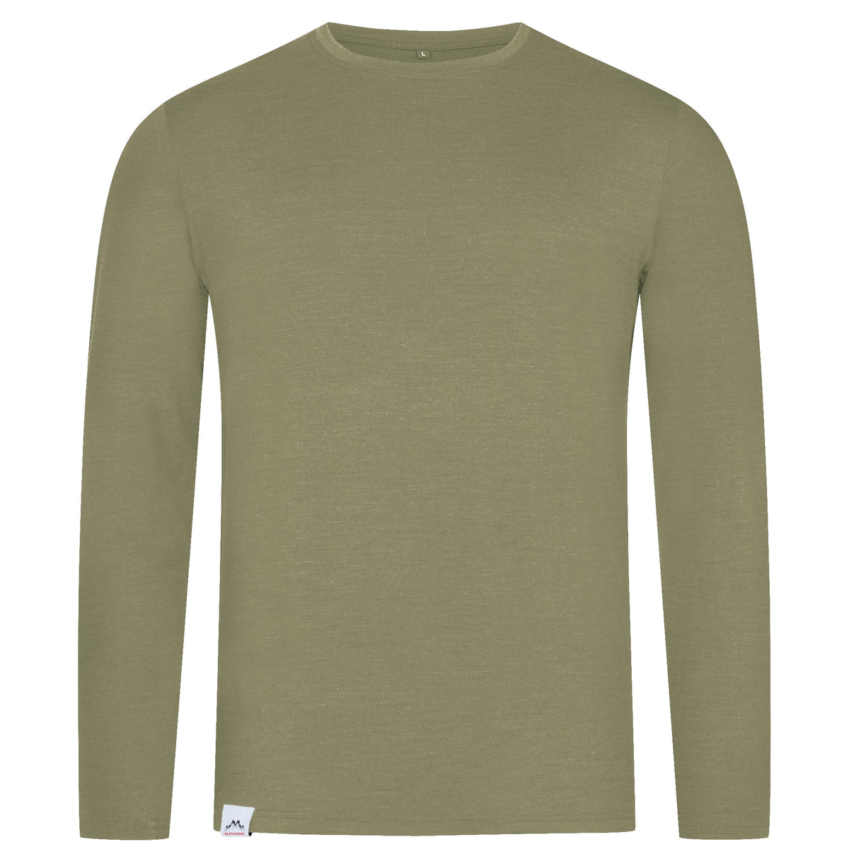 Langarmshirt Herren aus Merino - ALPENWERT