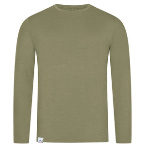 Langarmshirt Herren aus Merino - ALPENWERT
