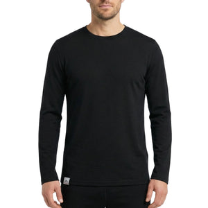 Langarmshirt Herren aus Merino - ALPENWERT