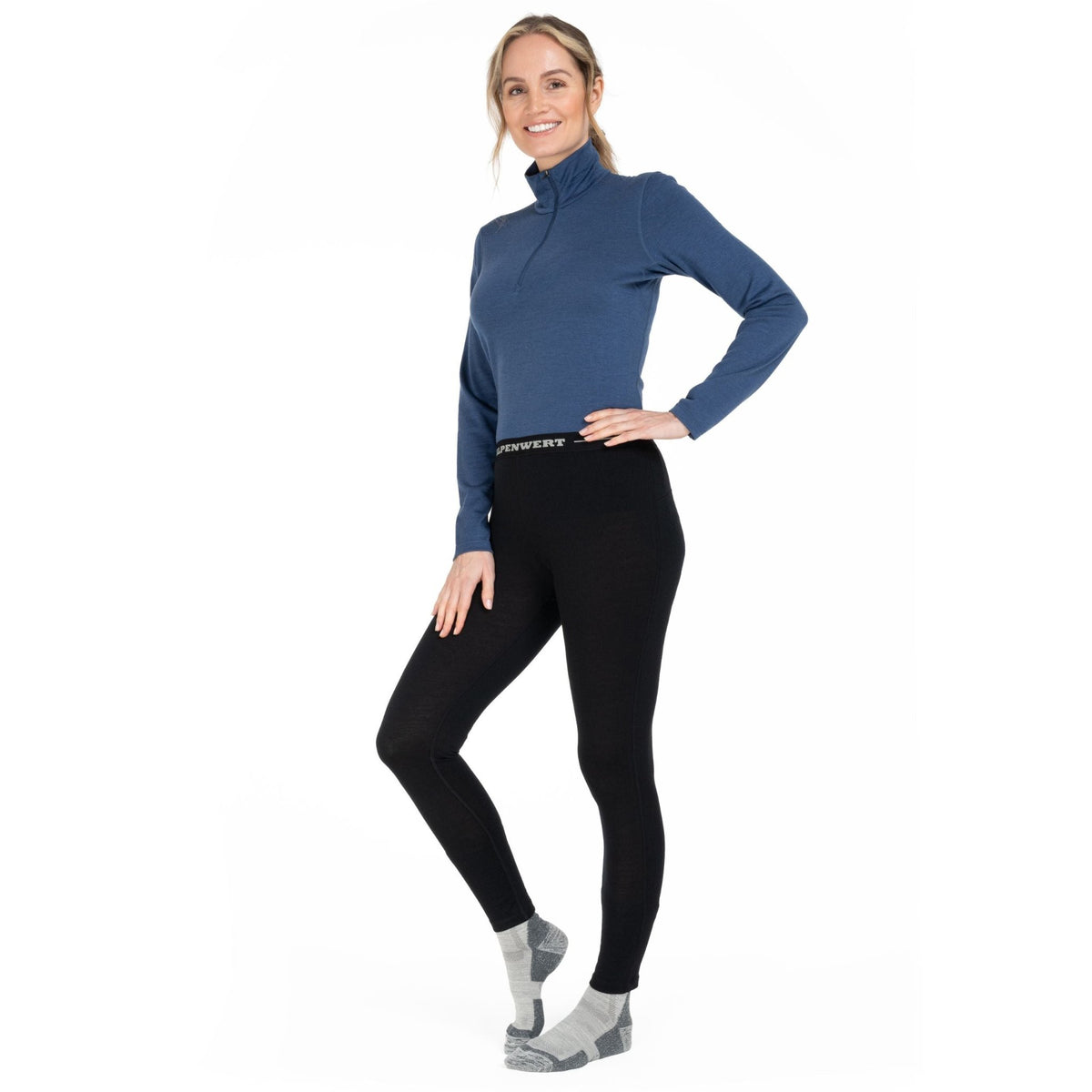 Lange Unterhose Damen aus 100% Merinowolle - ALPENWERT