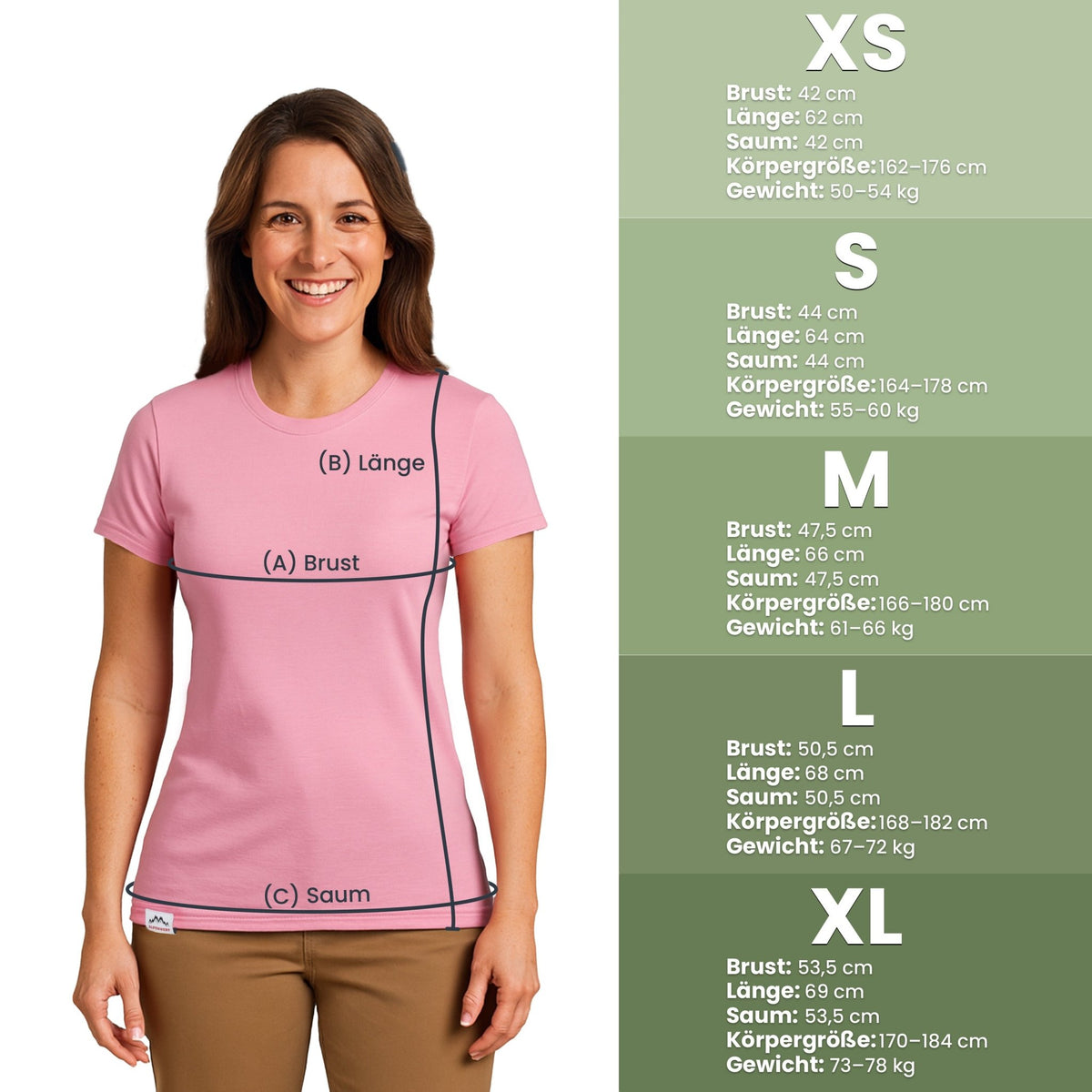 Merino Shirt Damen - ALPENWERT