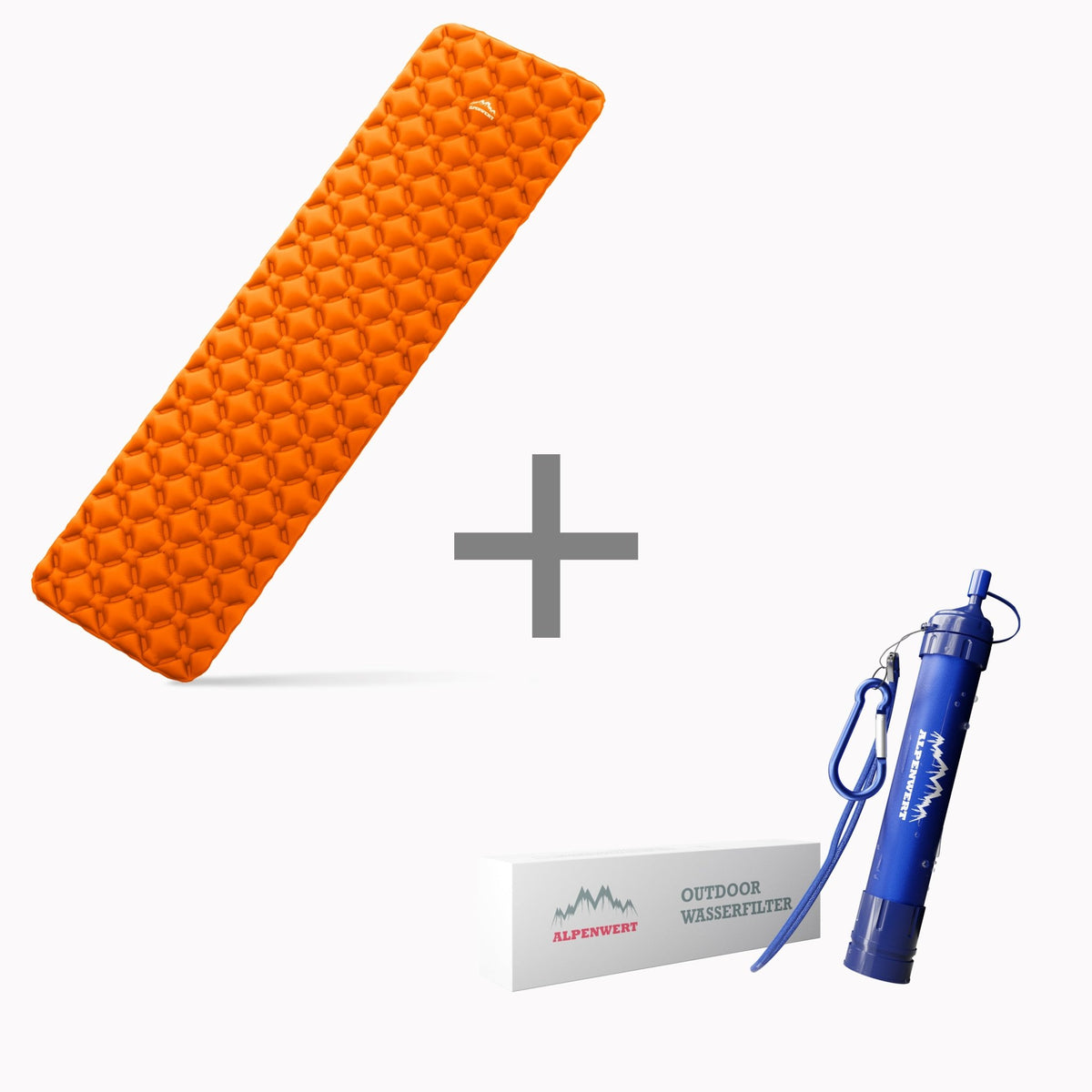 Outdoor Isomatte mit Gratis Wasserfilter - ALPENWERT