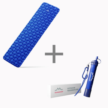 Outdoor Isomatte mit Gratis Wasserfilter - ALPENWERT