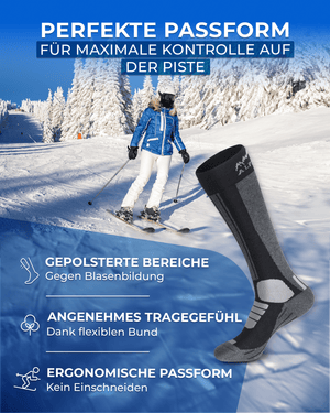 Skisocken Merino 2 Paar - ALPENWERT
