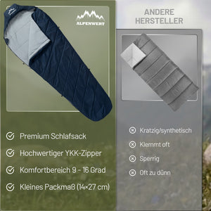 Sommerschlafsack 880g - ALPENWERT