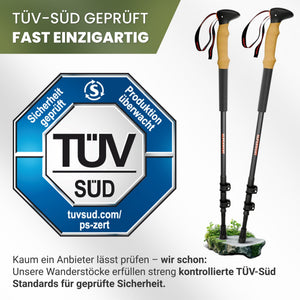 Teleskop Wanderstöcke - ALPENWERT