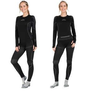 Thermounterwäsche Damen mit Daumenloch aus recyceltem Polyester - ALPENWERT
