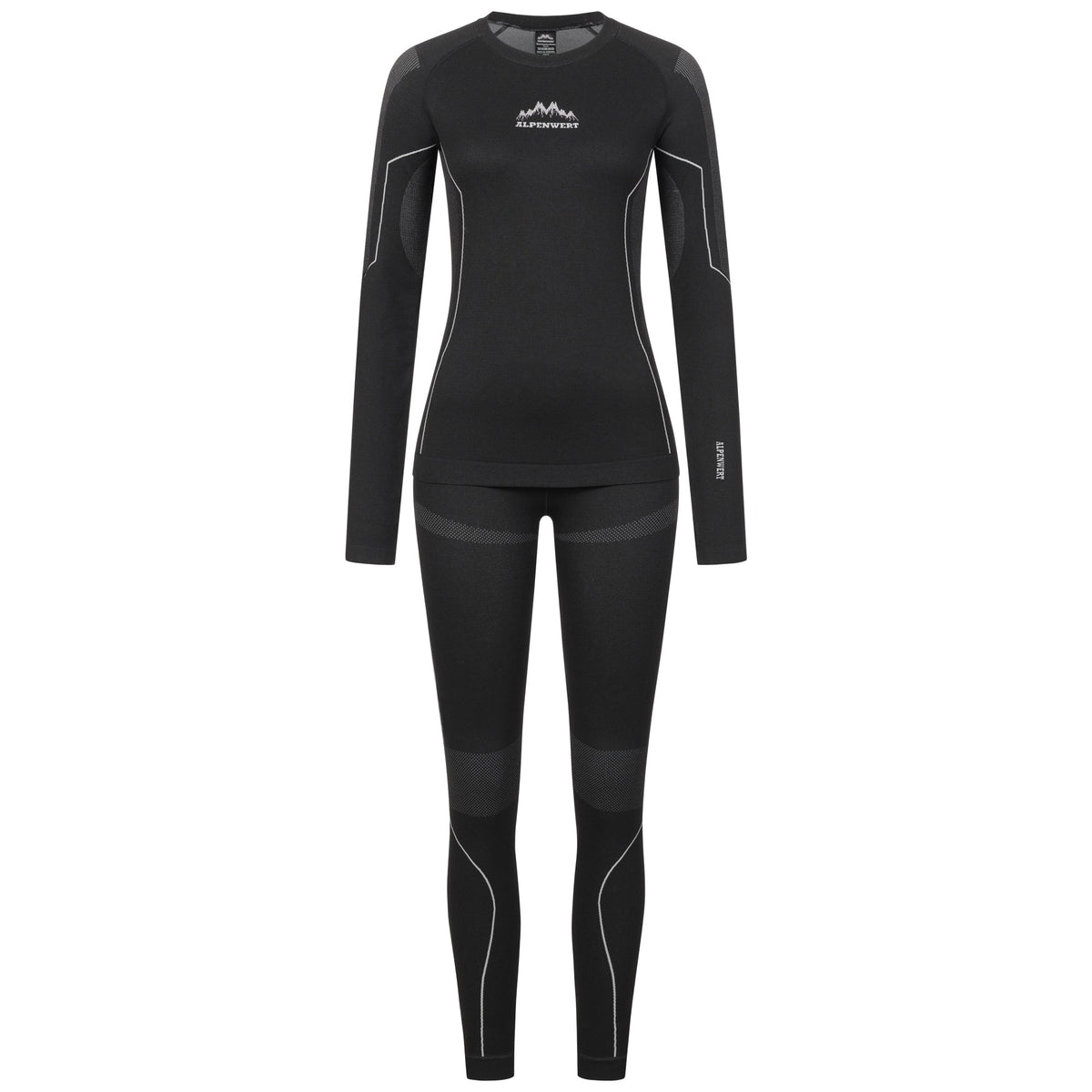 Thermounterwäsche Damen mit Daumenloch aus recyceltem Polyester - ALPENWERT