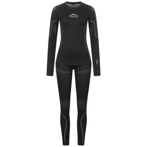 Thermounterwäsche Damen mit Daumenloch aus recyceltem Polyester - ALPENWERT