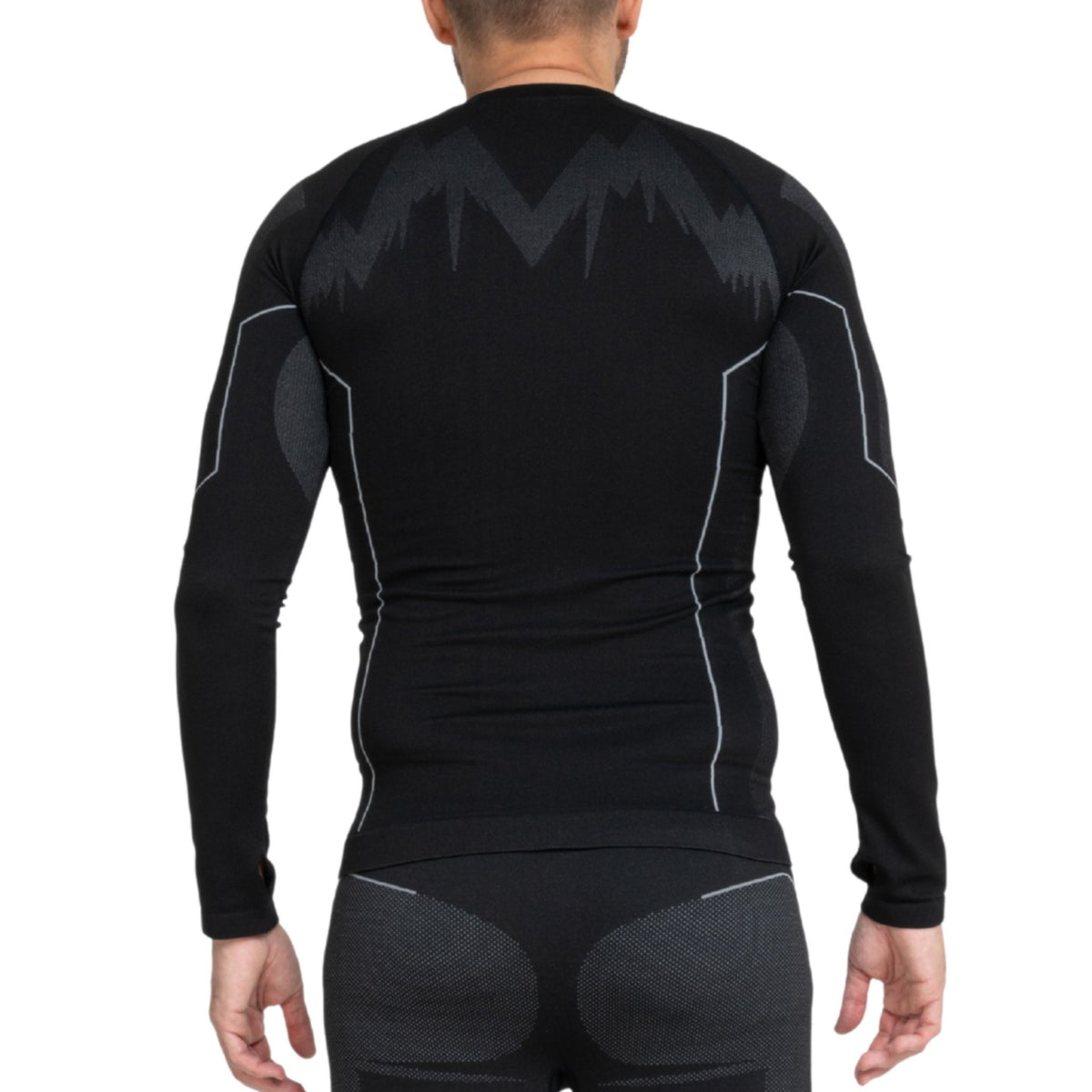 Thermounterwäsche Herren mit Daumenloch aus recyceltem Polyester - ALPENWERT