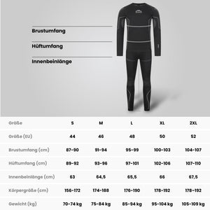 Thermounterwäsche Herren mit Daumenloch aus recyceltem Polyester - ALPENWERT