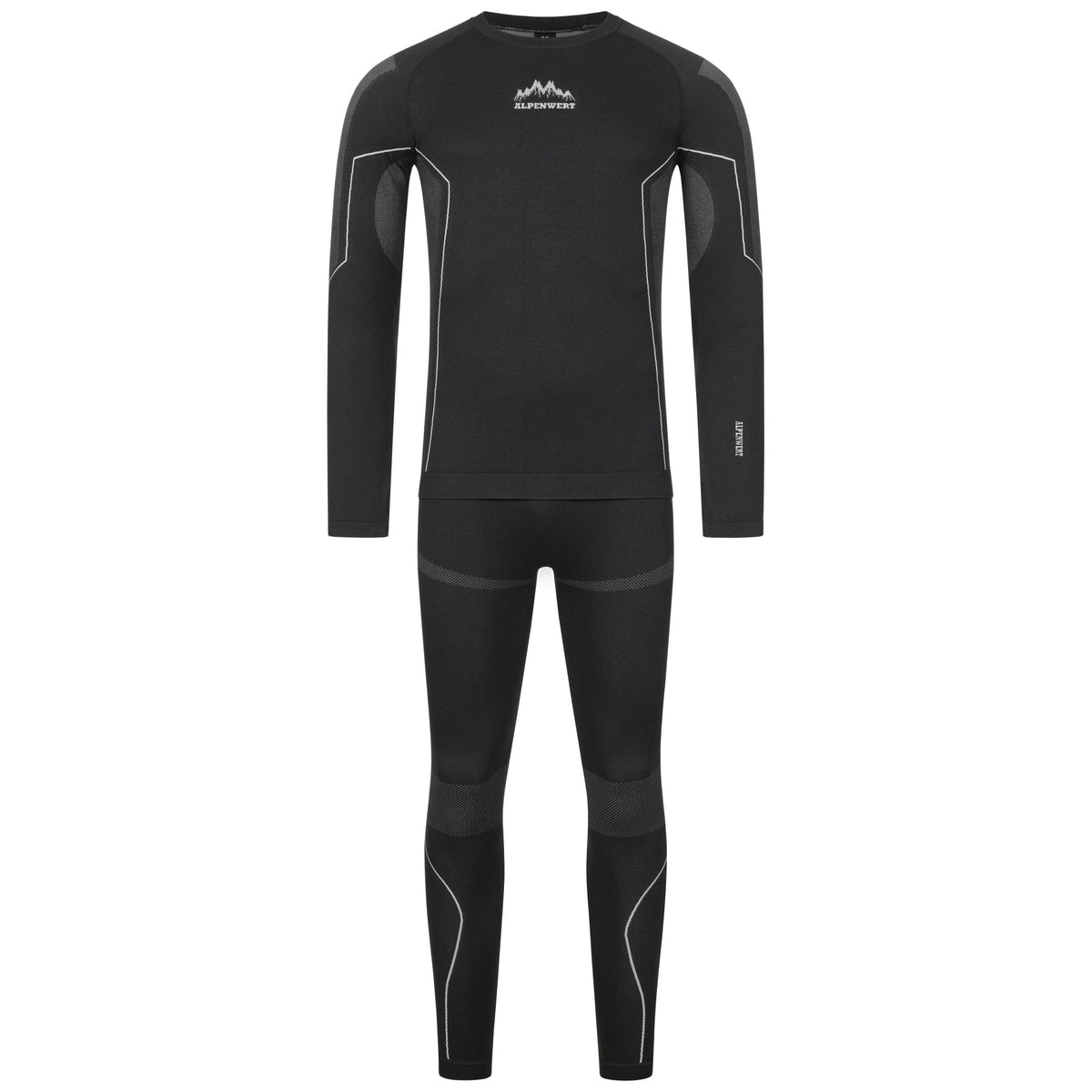 Thermounterwäsche Herren mit Daumenloch aus recyceltem Polyester - ALPENWERT