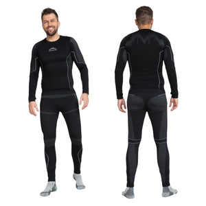 Thermounterwäsche Herren mit Daumenloch aus recyceltem Polyester - ALPENWERT