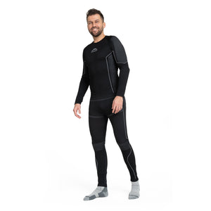 Thermounterwäsche Herren mit Daumenloch aus recyceltem Polyester - ALPENWERT