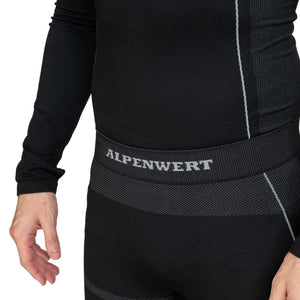 Thermounterwäsche Herren mit Daumenloch aus recyceltem Polyester - ALPENWERT