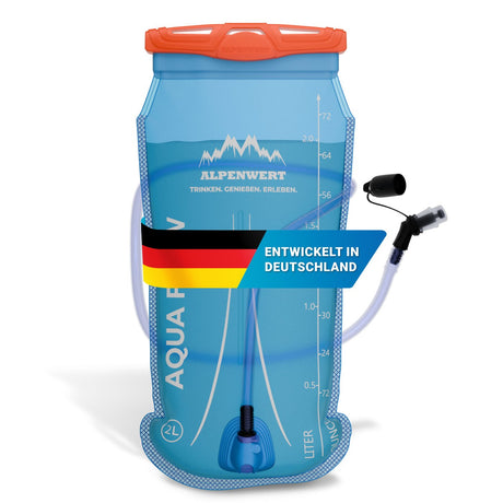 Trinkblase mit Trinkschlauch – BPA - frei, ultraleicht & robust - ALPENWERT