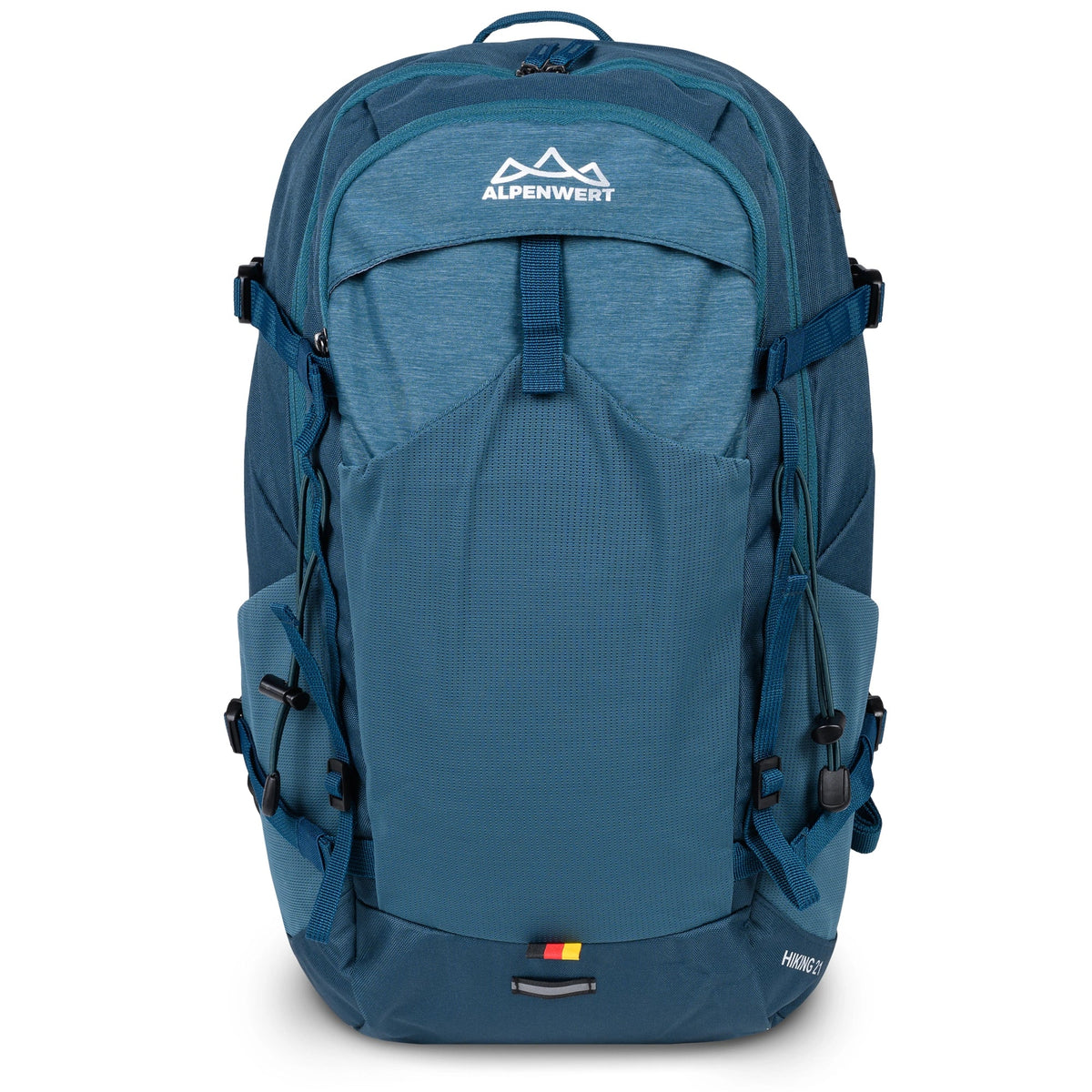 Wanderrucksack 21L – Wasserdicht Beschichtet & Trinksystemkompatibel - ALPENWERT