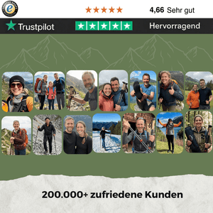 Wanderstöcke faltbar - ALPENWERT