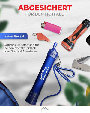 Wasserfilter Outdoor mit 4.000 L Kapazität - ALPENWERT